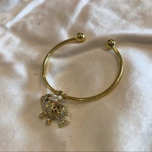 Gold Elephant Bracelet